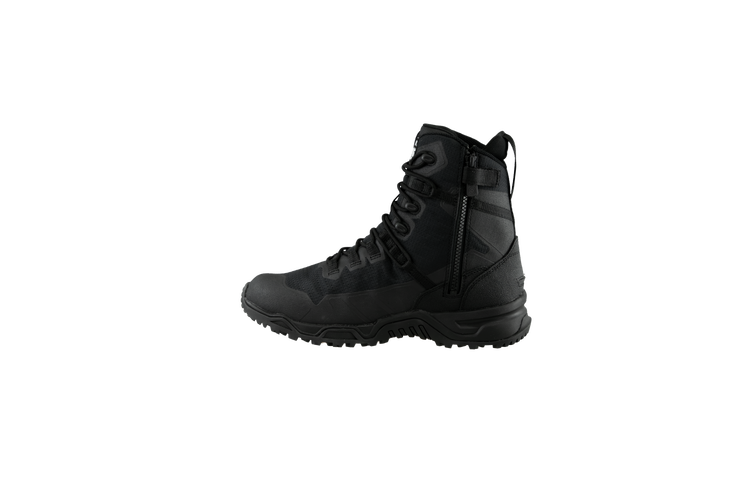 Original SWAT best police boots with a side zipper, featuring a non-marking rubber outsole.