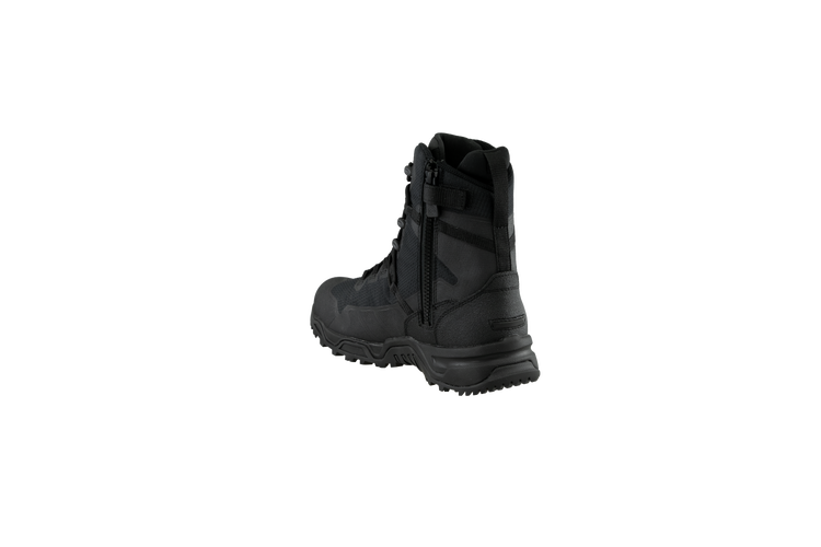 Original SWAT best police boots with a side zipper, featuring a non-marking rubber outsole.