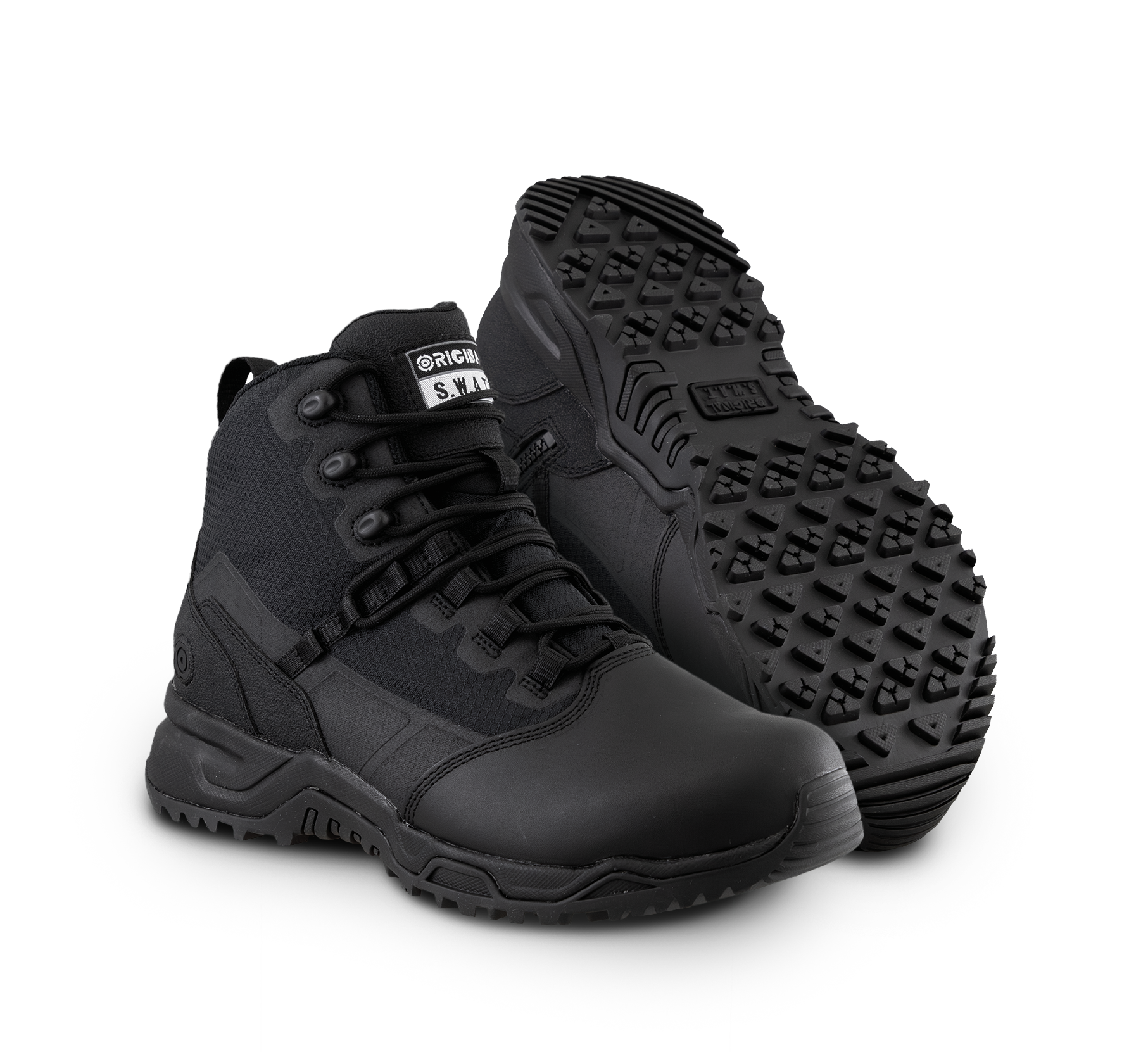 Photo of a pair of best police boots the Original S.W.A.T.® Alpha Series provides slip resistance and all day comfort