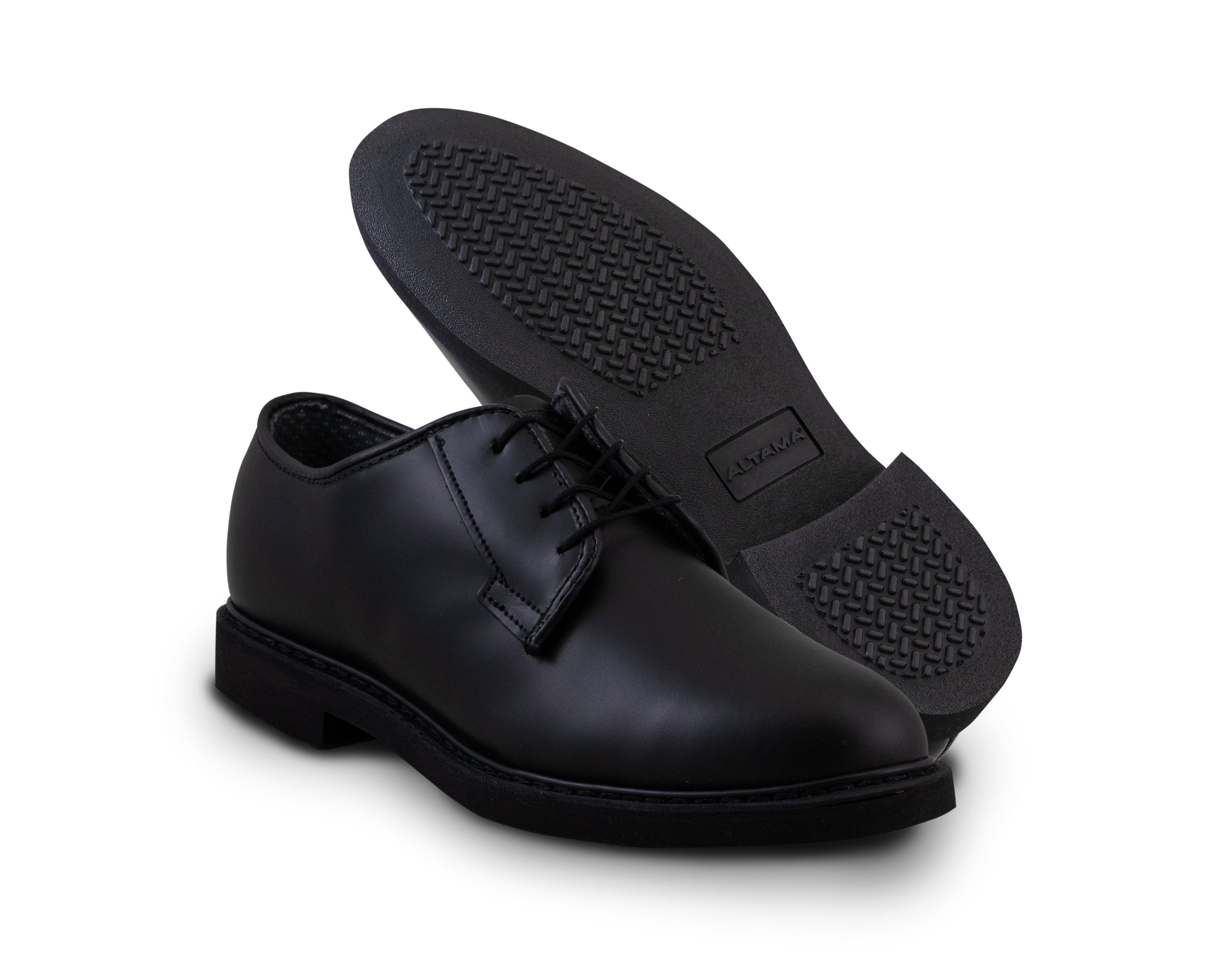 Mil-Spec Oxfords | American-Made Leather | Slip Resistant M / 4.5 Women's / Black Mil-Spec Oxfords | American-Made Leather | Slip Resistant M / 4.5 Women's / Black