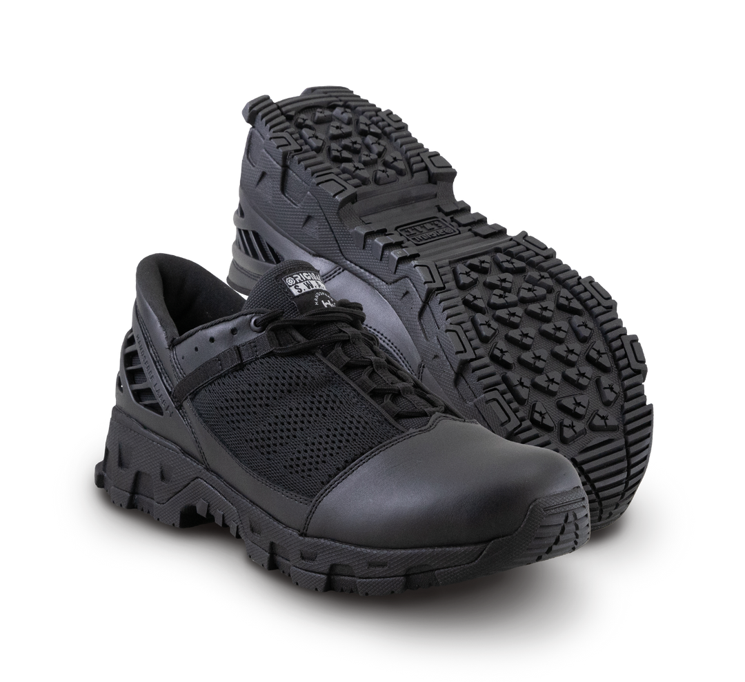 Photo of a pair of Original Swat® Alpha Freedom Hands Free 3 inch safety toe tactical boots