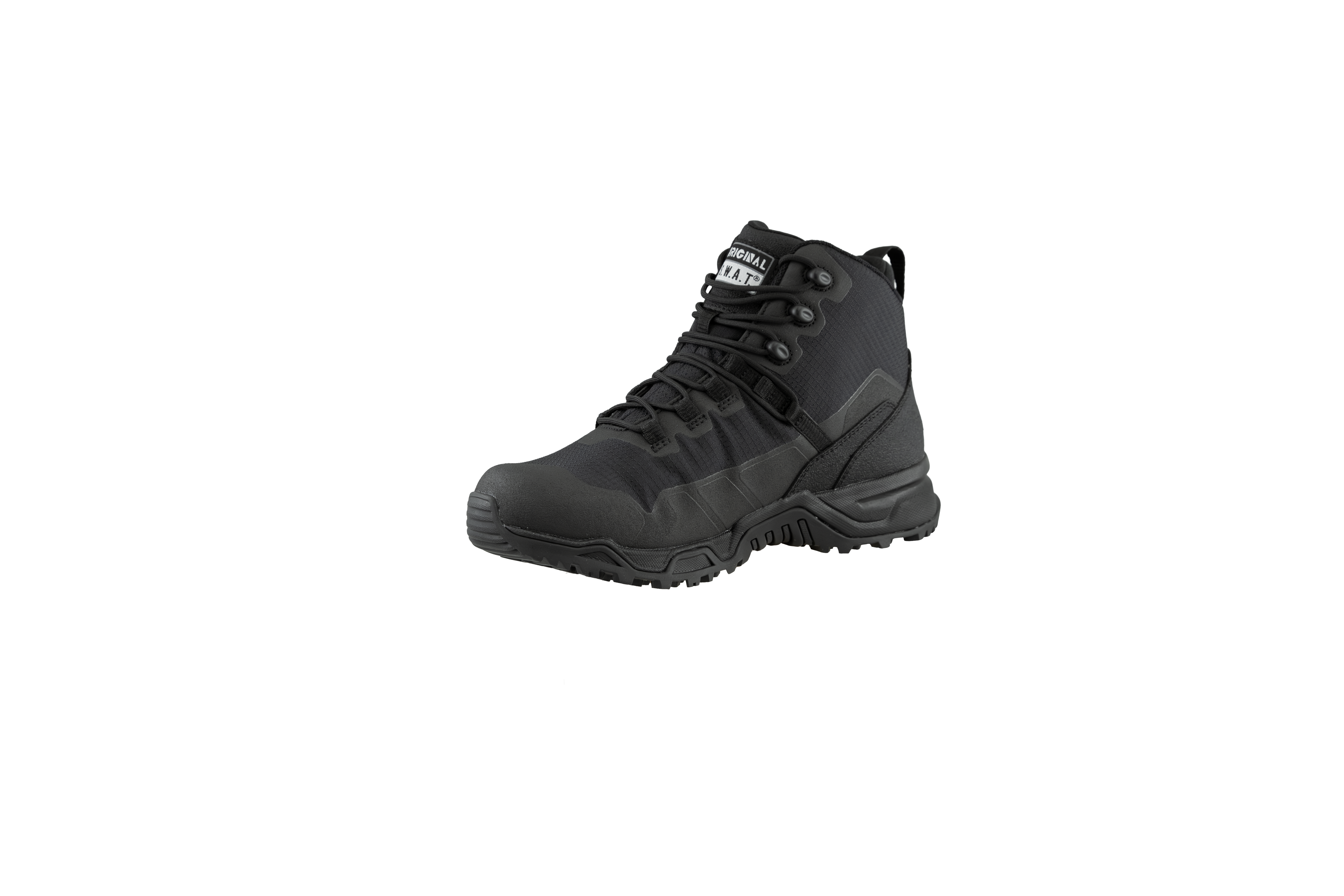 Original SWAT best police boots with a lace-up closure, rubber outsole, and mesh fabric upper designed for performance and comfort.