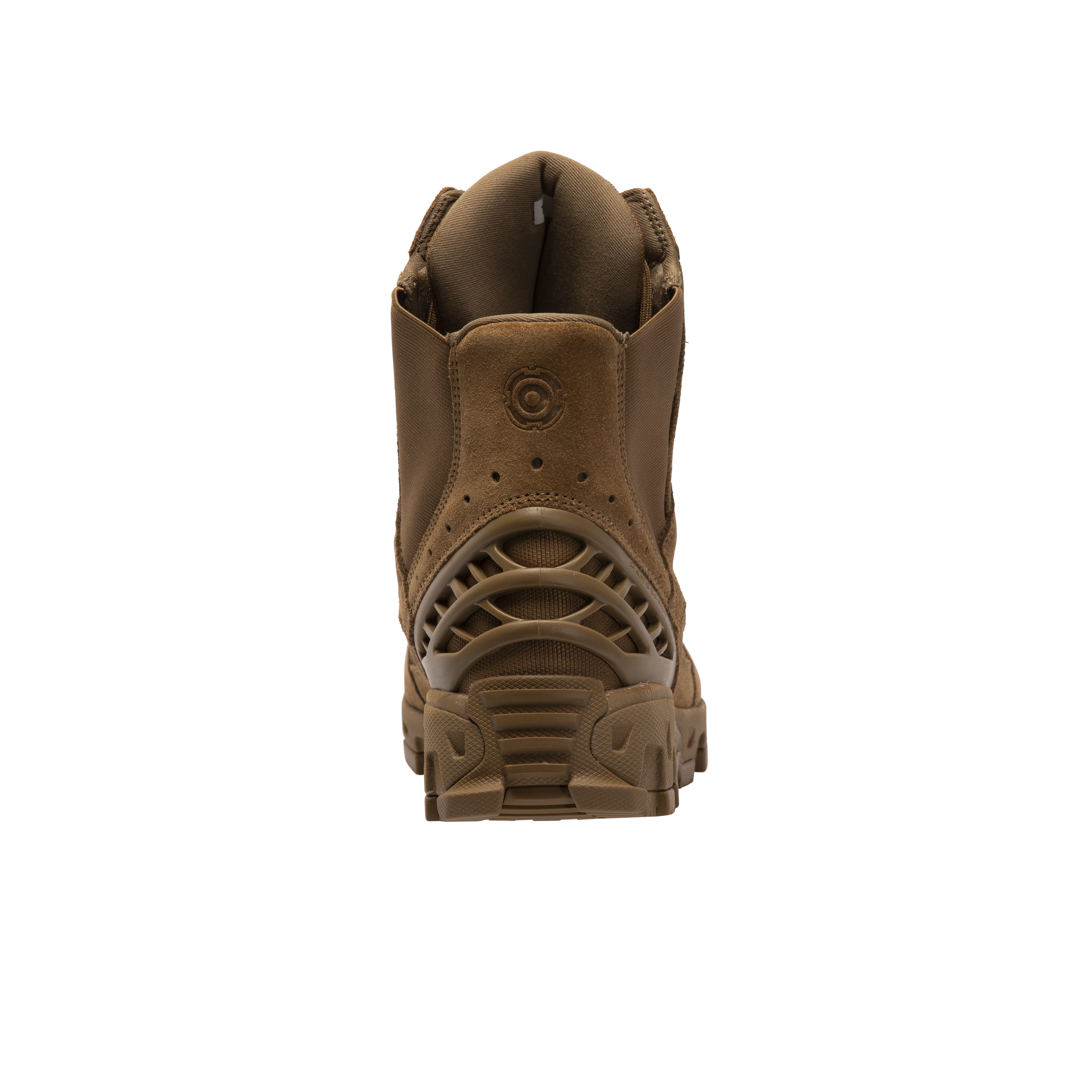 Original SWAT coyote tactical boots with a lace-up closure, rubber outsole, and mesh fabric upper designed for performance and comfort.