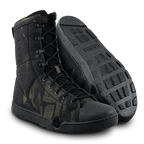 Photo of a pair of Altama® Maritime 8 inch black camo zero drop boots