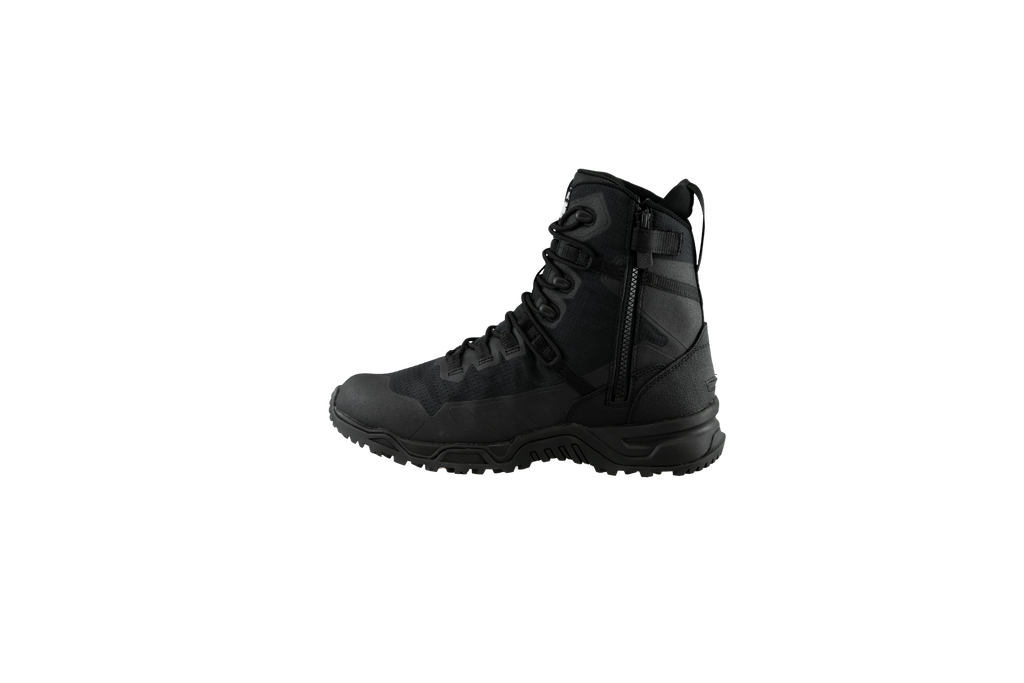 Original SWAT best police boots with a side zipper, featuring a non-marking rubber outsole.
