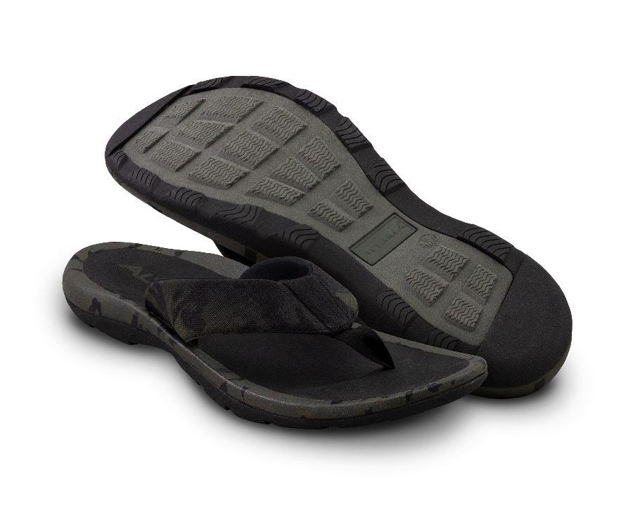 Photo of a pair of Altama® SFB lightweight black multicam sandals