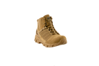 Original SWAT coyote tactical boots with a lace-up closure, rubber outsole, and mesh fabric upper designed for performance and comfort.