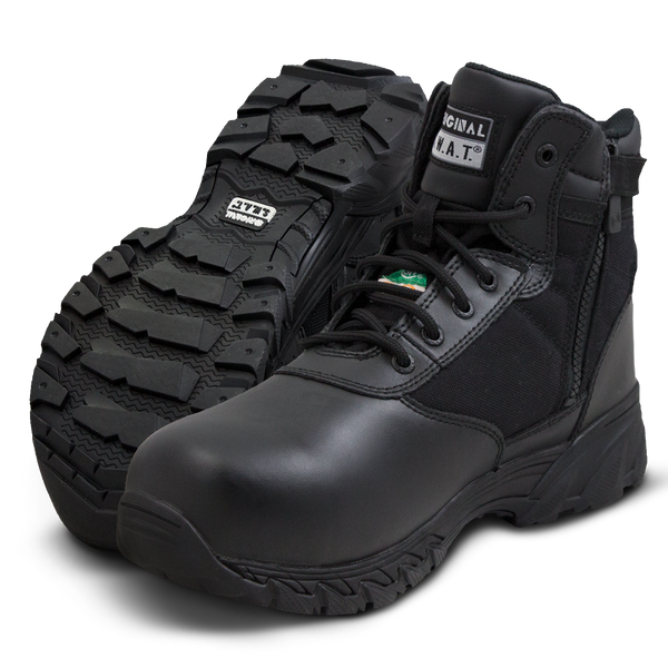 Photo of a pair of Original Swat® Classic 6 inch side zip safety toe tactical boots