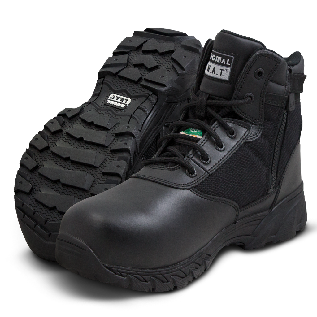 ORIGINAL S.W.A.T. ミリタリーブーツ ブラック Original S.W.A.T.® Classic 6'' Waterproof Side Zip Safety