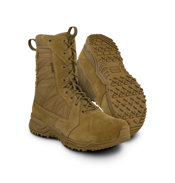ATTACHMENT VAQUETA LEATHER COMBAT BOOTS