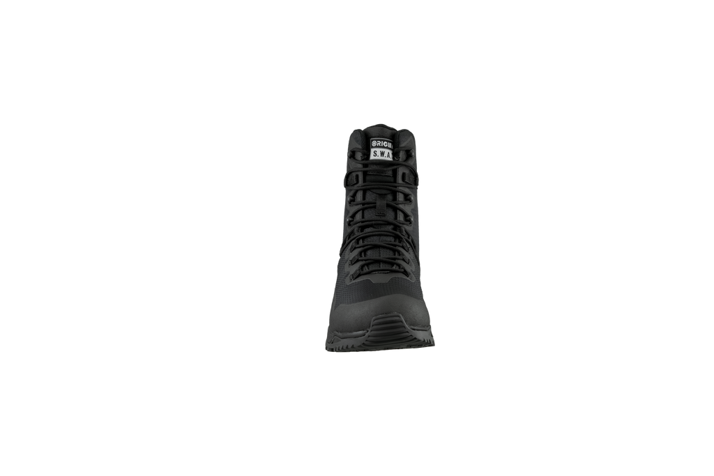 Original SWAT best police boots featuring a non-marking rubber outsole.
