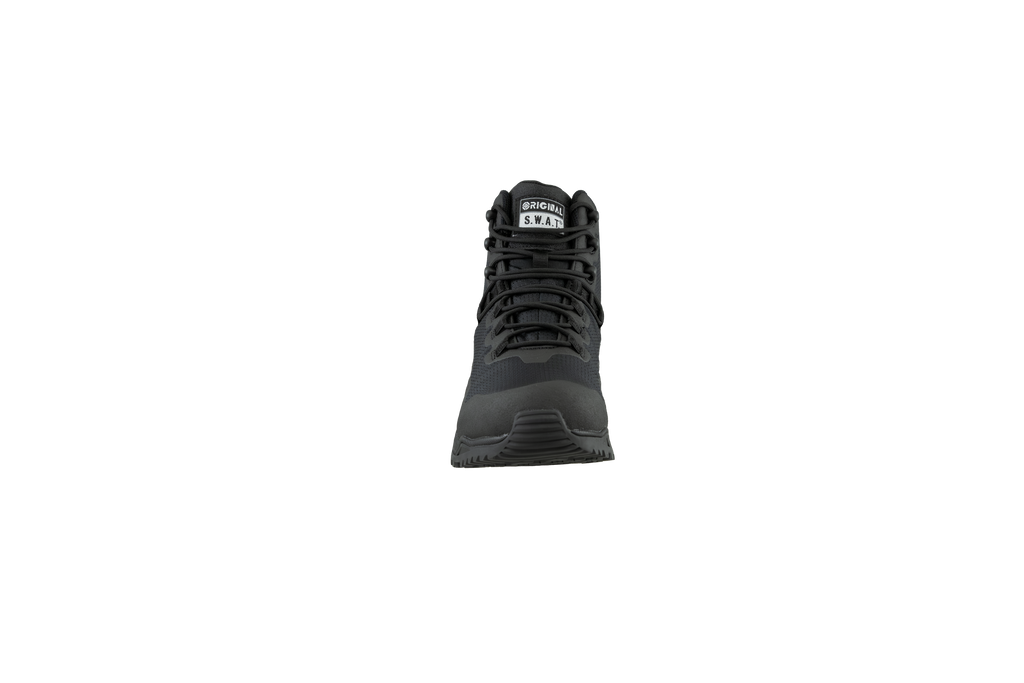 Original SWAT best police boots with a lace-up closure, rubber outsole, and mesh fabric upper designed for performance and comfort.