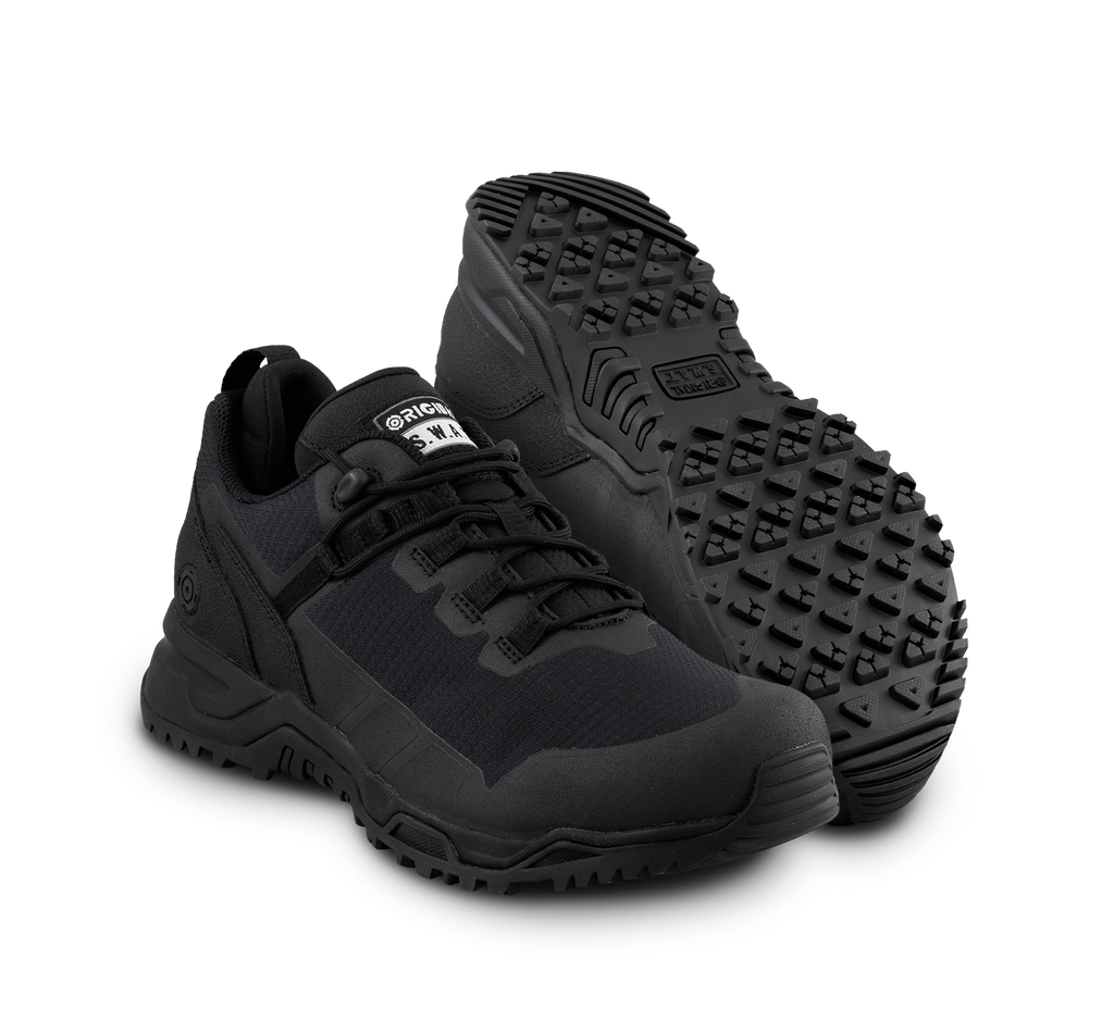 Photo of a pair of best police boots the Original S.W.A.T.® Alpha Series provides slip resistance and all day comfort