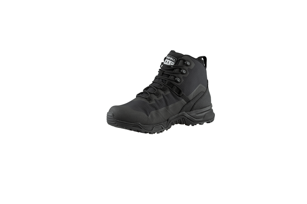Original SWAT best police boots with a lace-up closure, rubber outsole, and mesh fabric upper designed for performance and comfort.