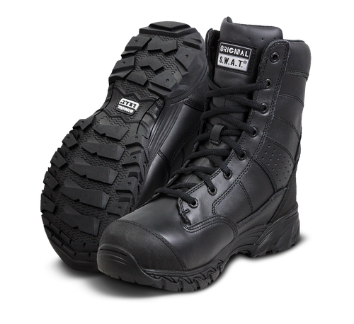 Original SWAT black tactical leather boots 
