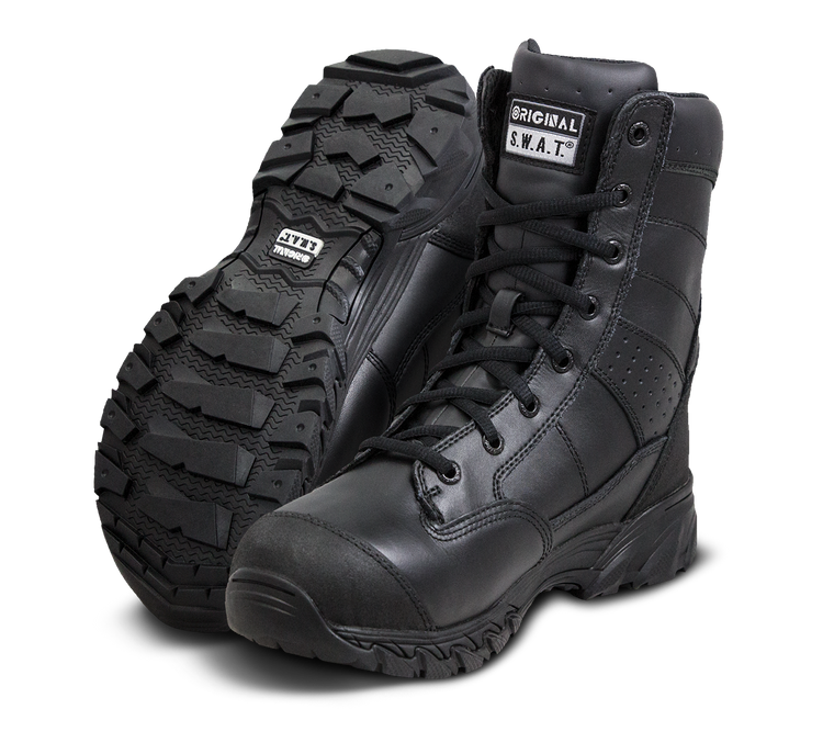 Original SWAT black tactical leather boots 