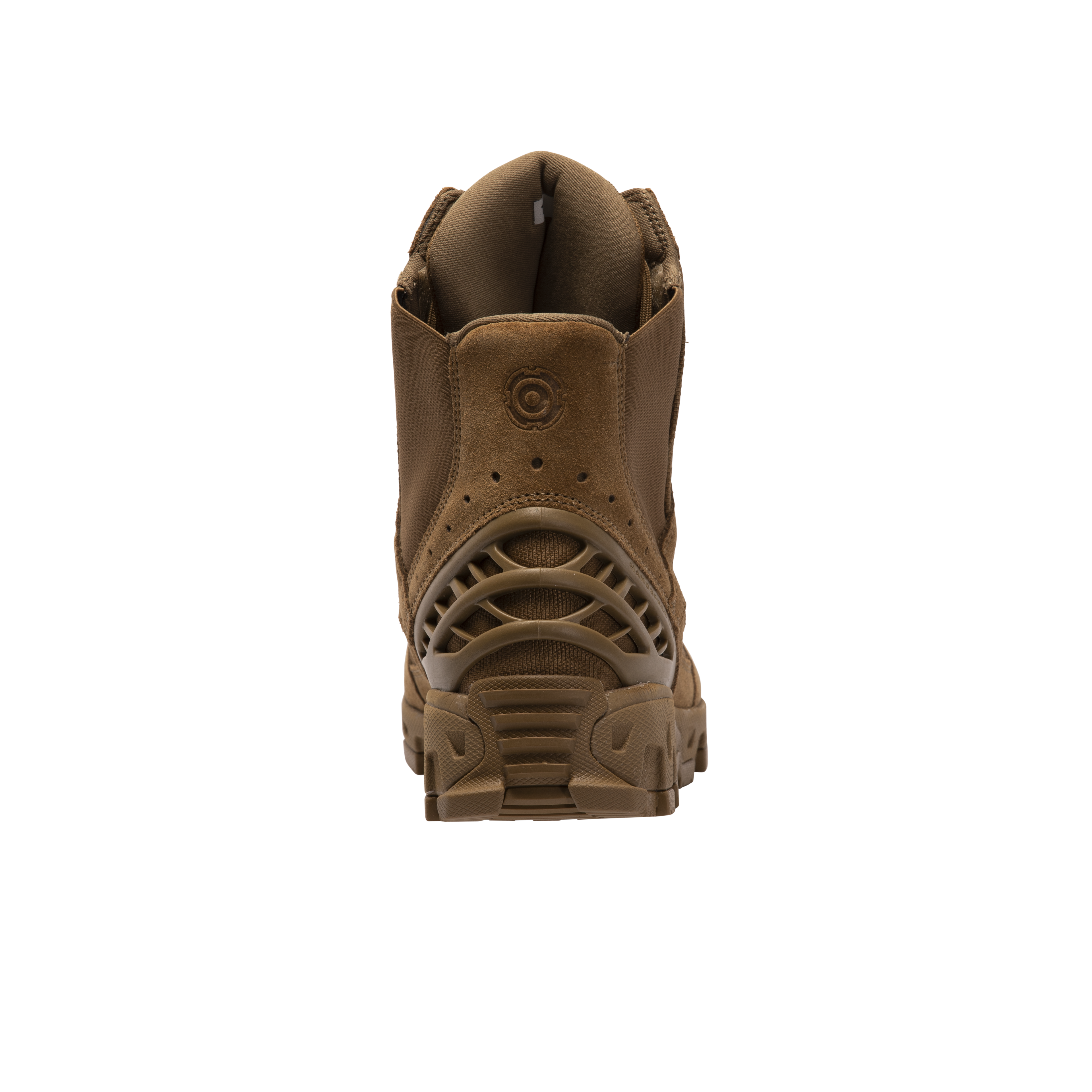 Original SWAT coyote tactical boots with a lace-up closure, rubber outsole, and mesh fabric upper designed for performance and comfort.